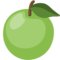 Green Apple emoji on Facebook
